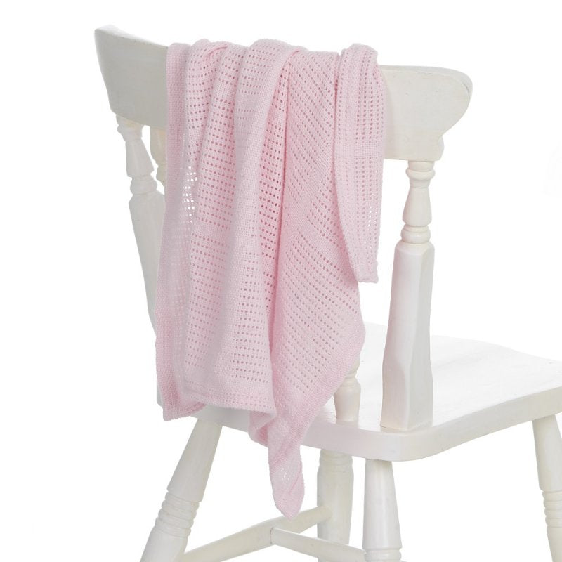 Weicher rosa Zelltuch-Schal/Decke