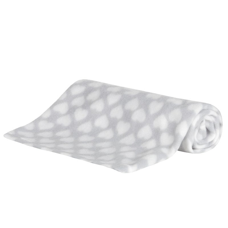 Weiche Fleece-Rolldecke - Grau
