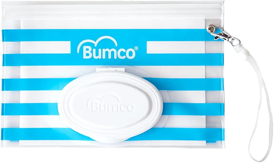 Bumco Blue Wipes Dispenser Organiser Bag