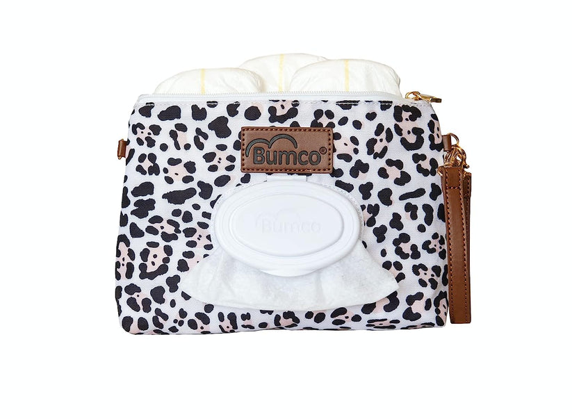 Bumco Diaper Clutch Changing Bag (Snow Leopard)