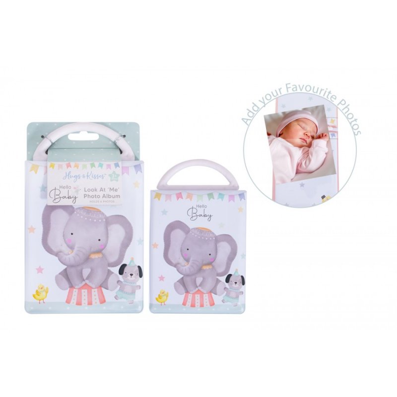 Waterproof Babys Photo Book Toy with 6 Photo Inserts - Perfect Baby Sound Book Gift