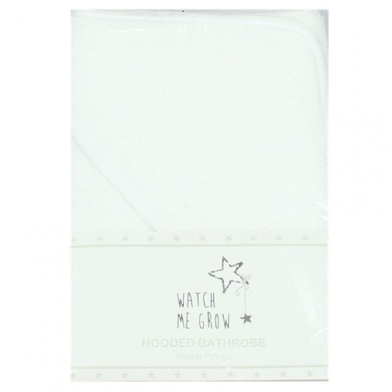 Plain White Unisex Hooded Bath Robe/Towel - 70cm