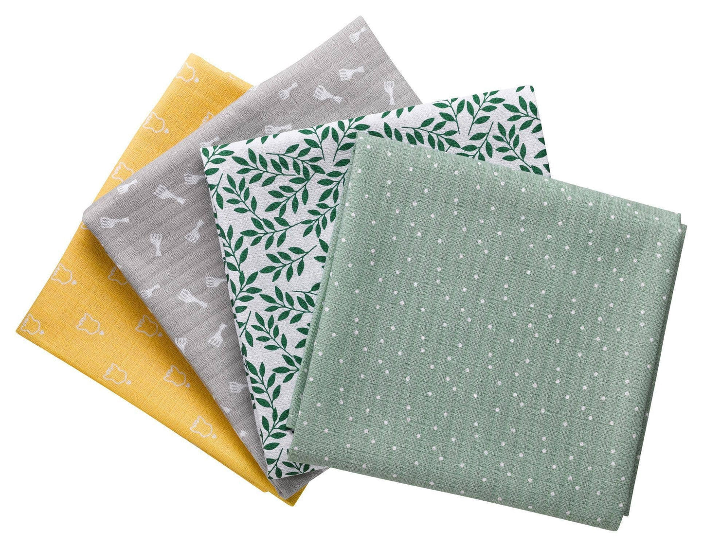 4 Coloured Swaddles Set Sophie La Girafe (70 X 70 Cm)