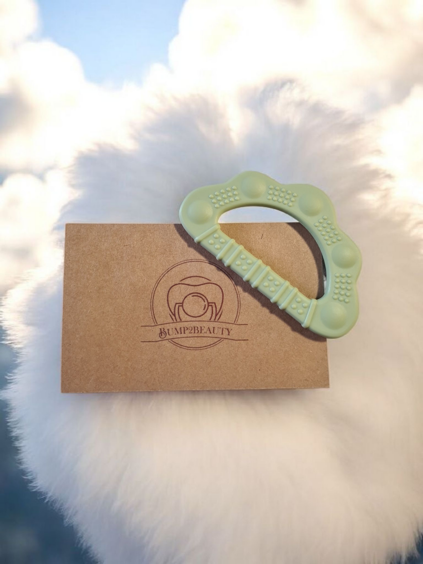 Bump2Beauty Cloud Shaped Silicone Easy Hold Teether