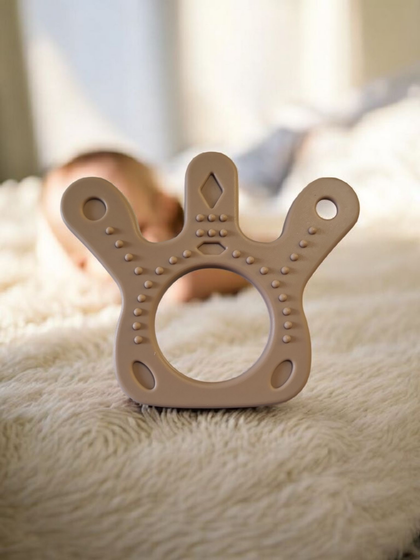 Bump2Beauty Crown Shaped Silicone Easy Hold Teether