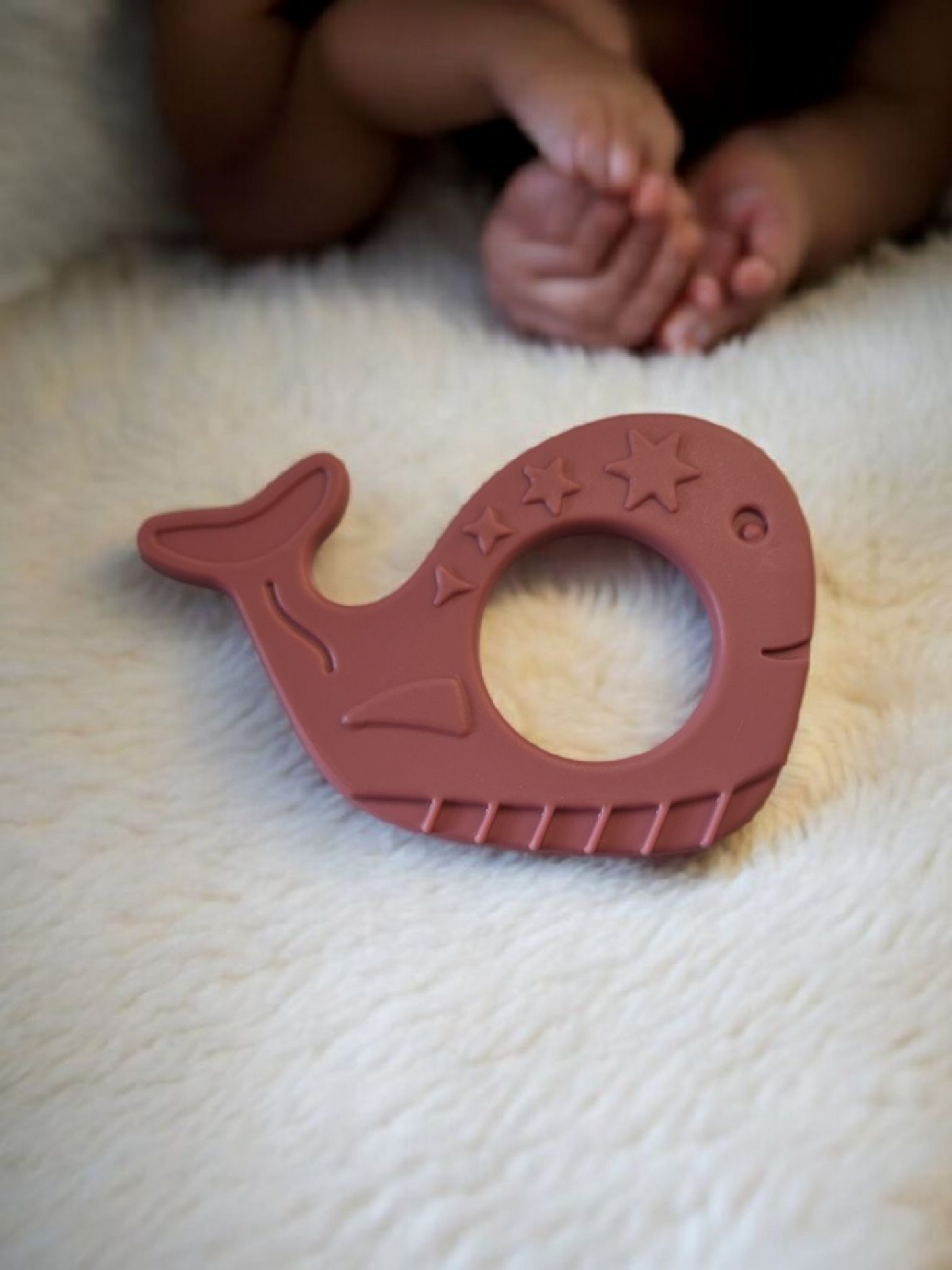 Bump2Beauty Whale Shaped Silicone Easy Hold Teether