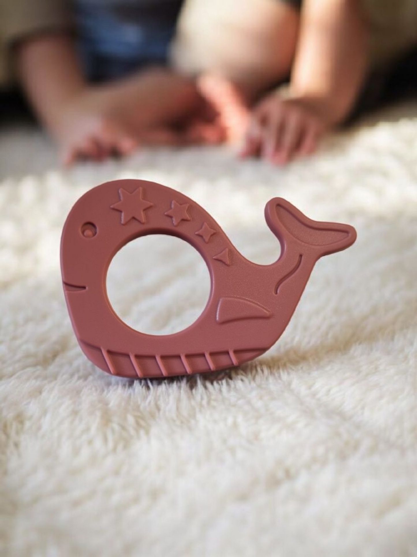 Bump2Beauty Whale Shaped Silicone Easy Hold Teether