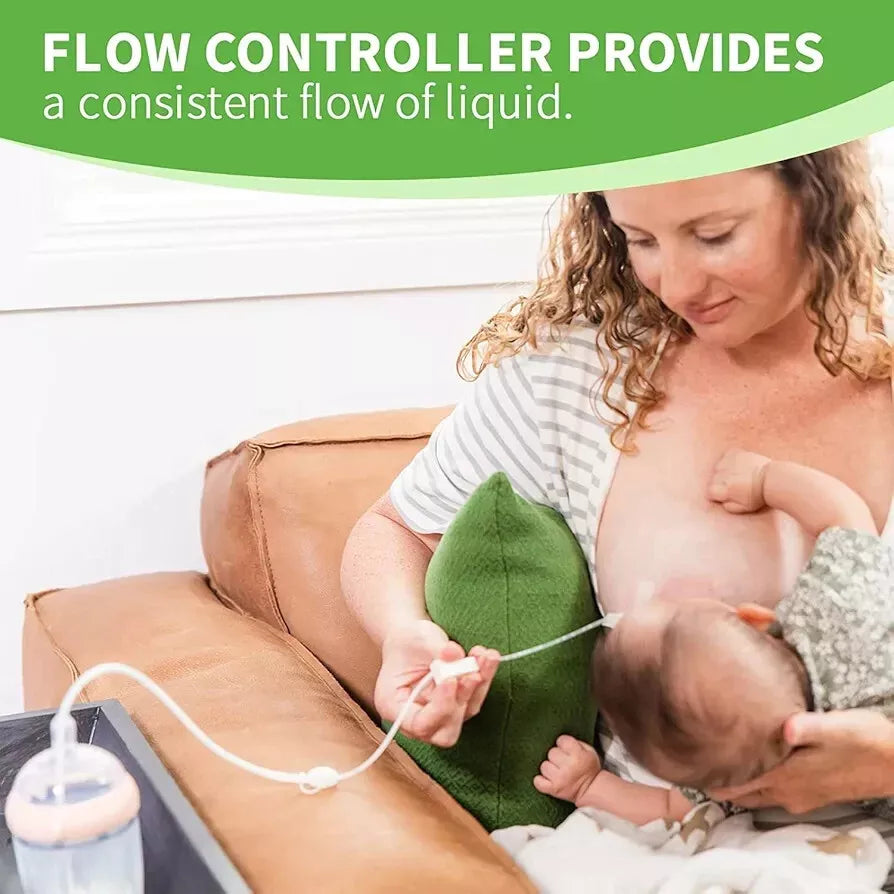 Haaka' Silicone Feeding Tube Set for Breastfeeding Moms - Perfect for Nursing