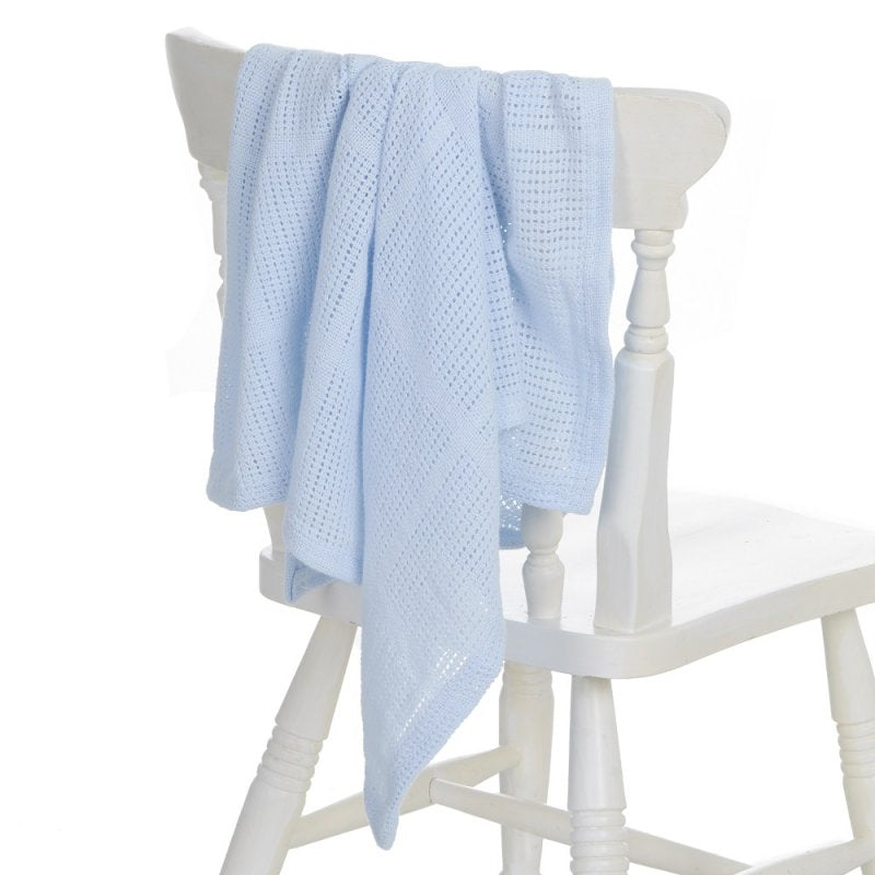 Weicher Griff, blauer Zelltuch-Schal/Decke