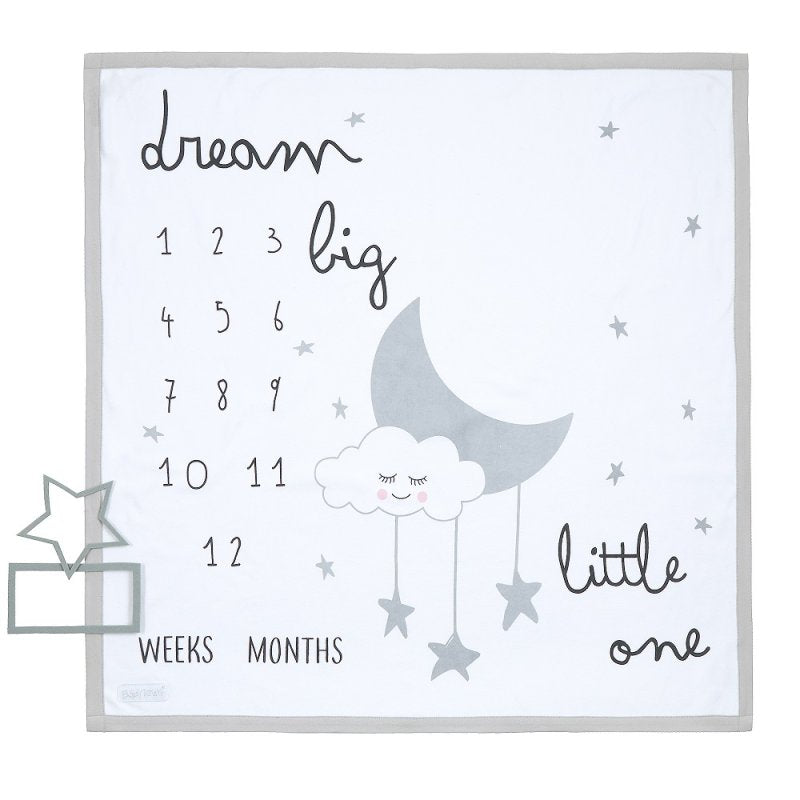 Baby Milestones 3 Piece Luxury Blanket Set