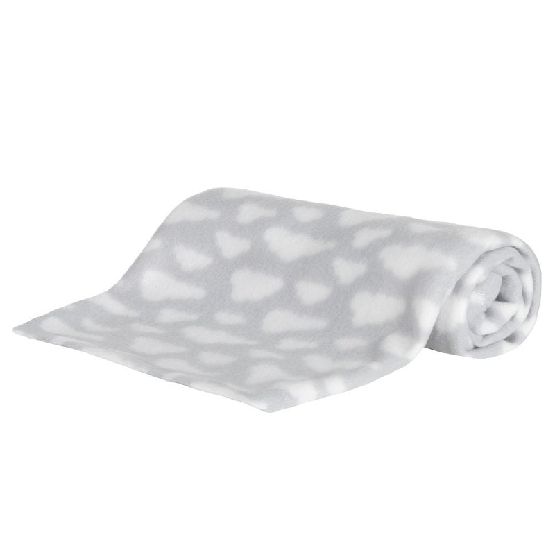 Weiche Fleece-Rolldecke - Grau