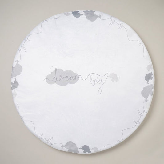 Dream Big Elephants Reversible 90cm Play Mat for Babies