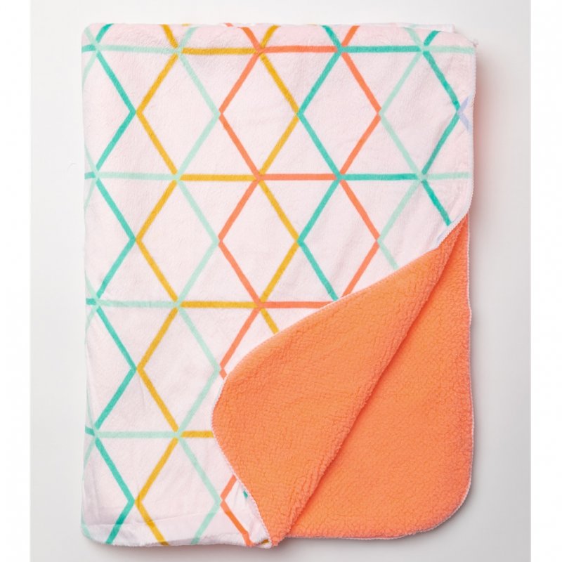 100cm Ultra Soft Baby Diamond Design Blanket Wrap - Unisex