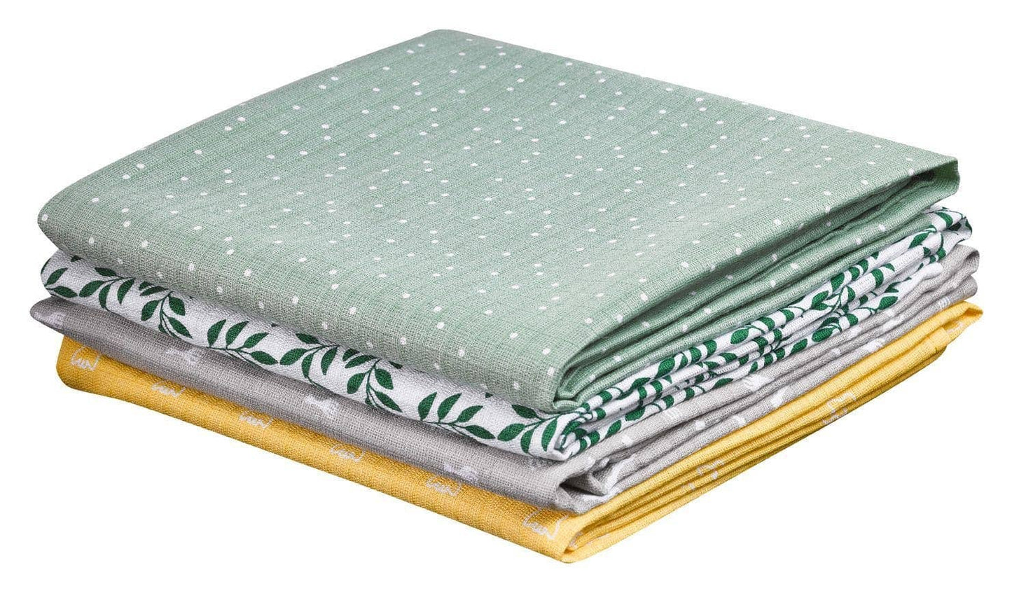 4 Coloured Swaddles Set Sophie La Girafe (70 X 70 Cm)