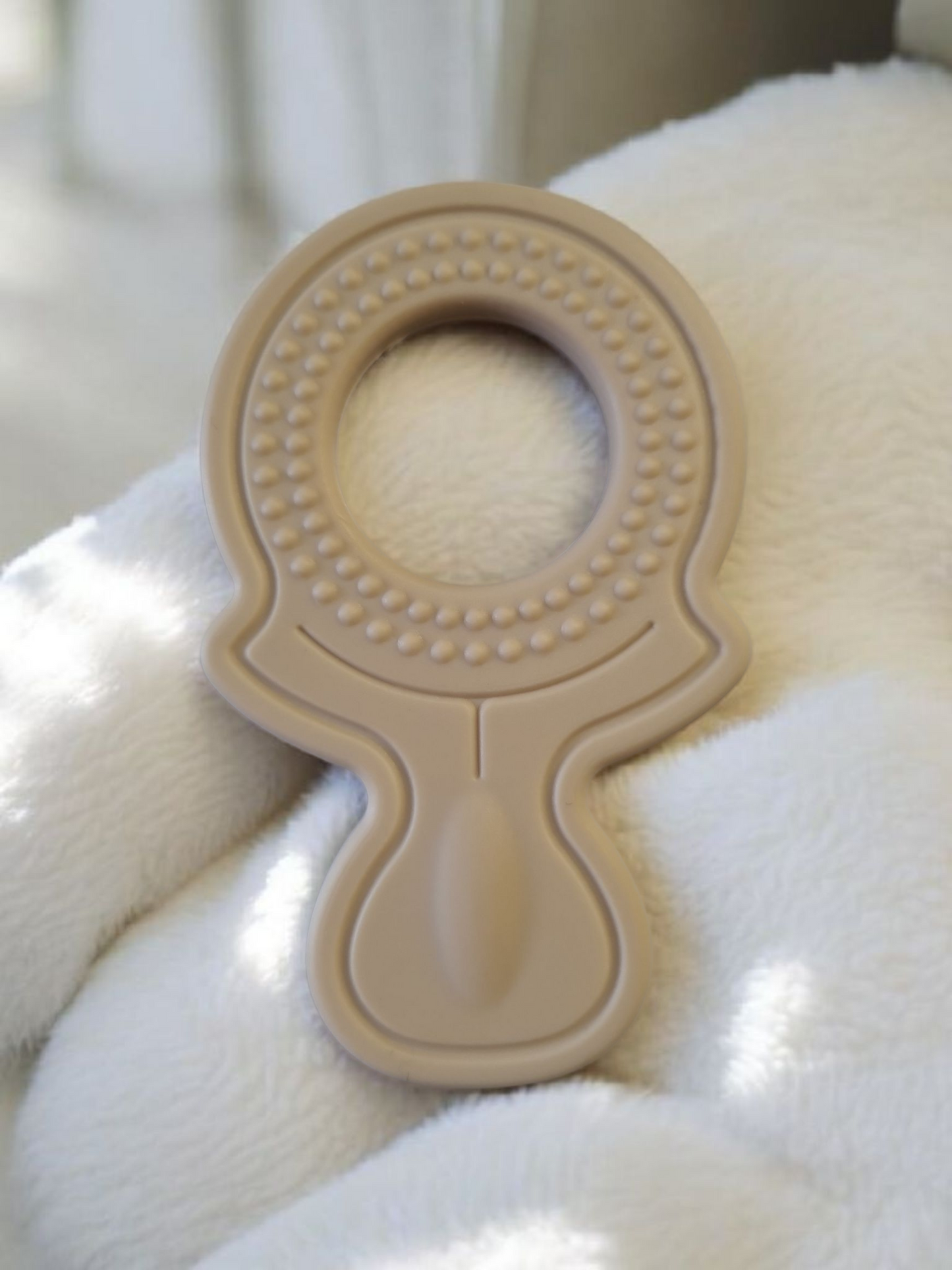 Bump2Beauty Dummy Shaped Silicone Easy Hold Teether