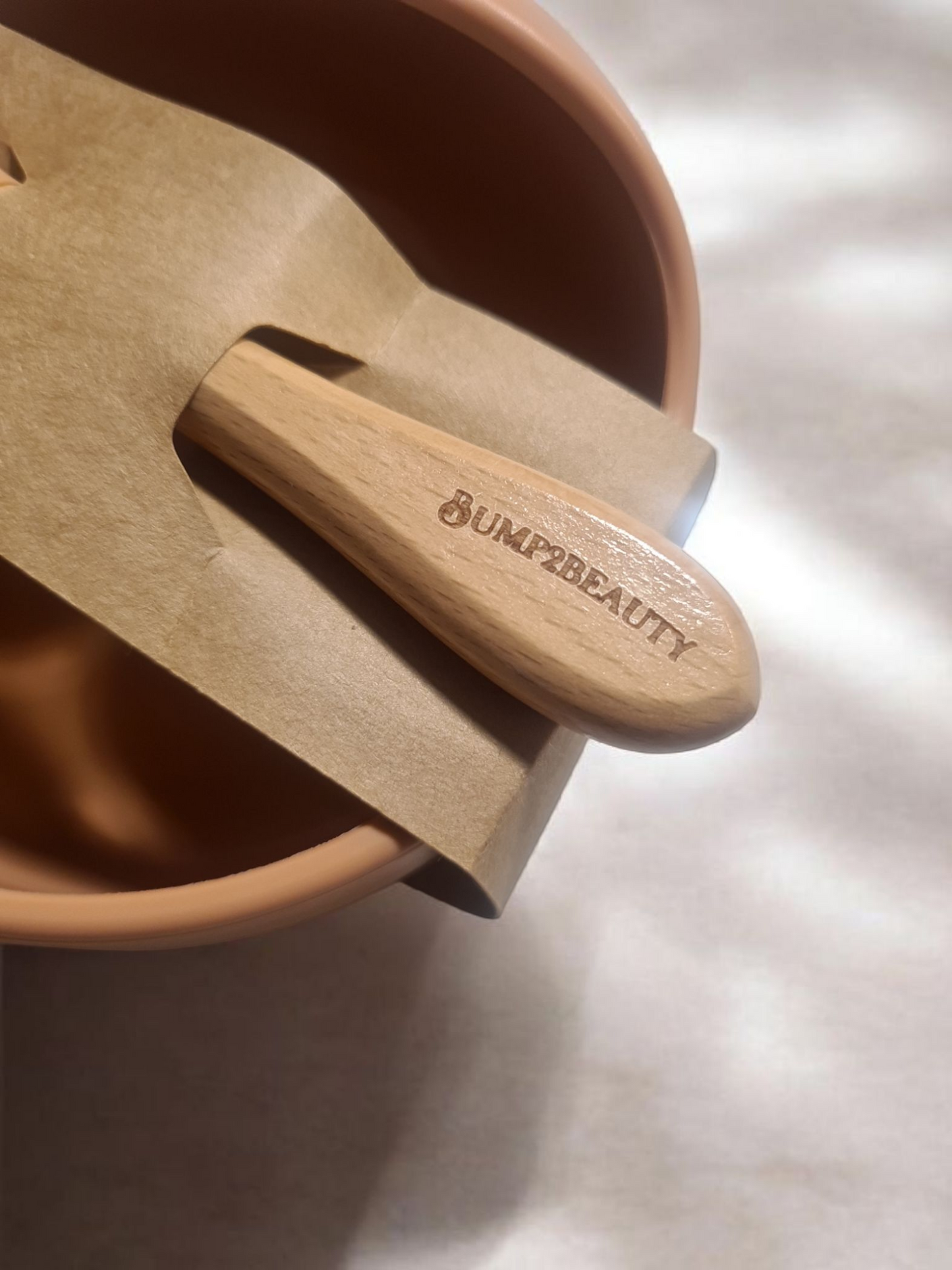 Bump2Beauty Coral Silicone Feeding Bowl & Spoon Set