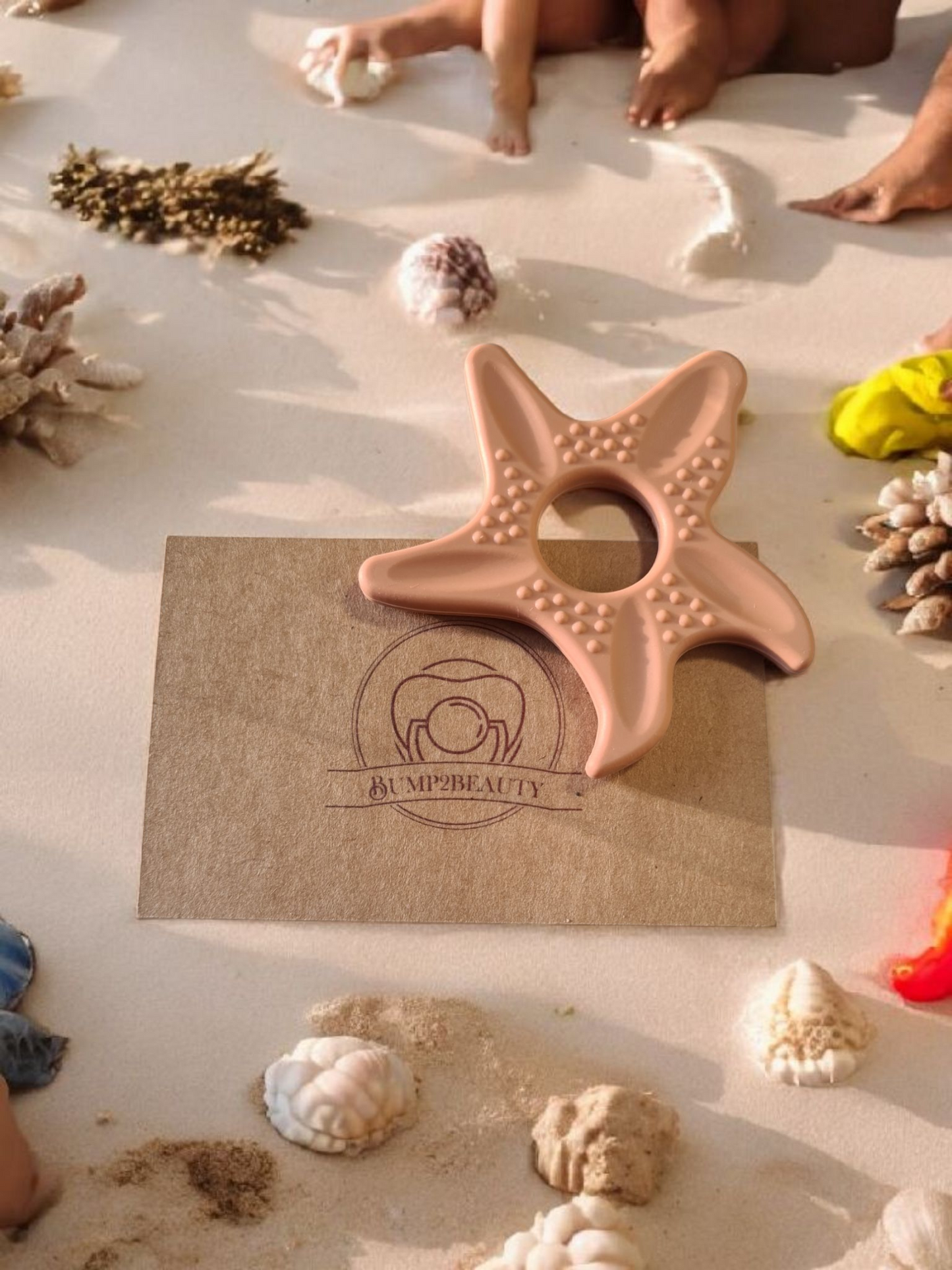 Bump2Beauty Silicone Starfish Shaped Easy Hold Baby Teether