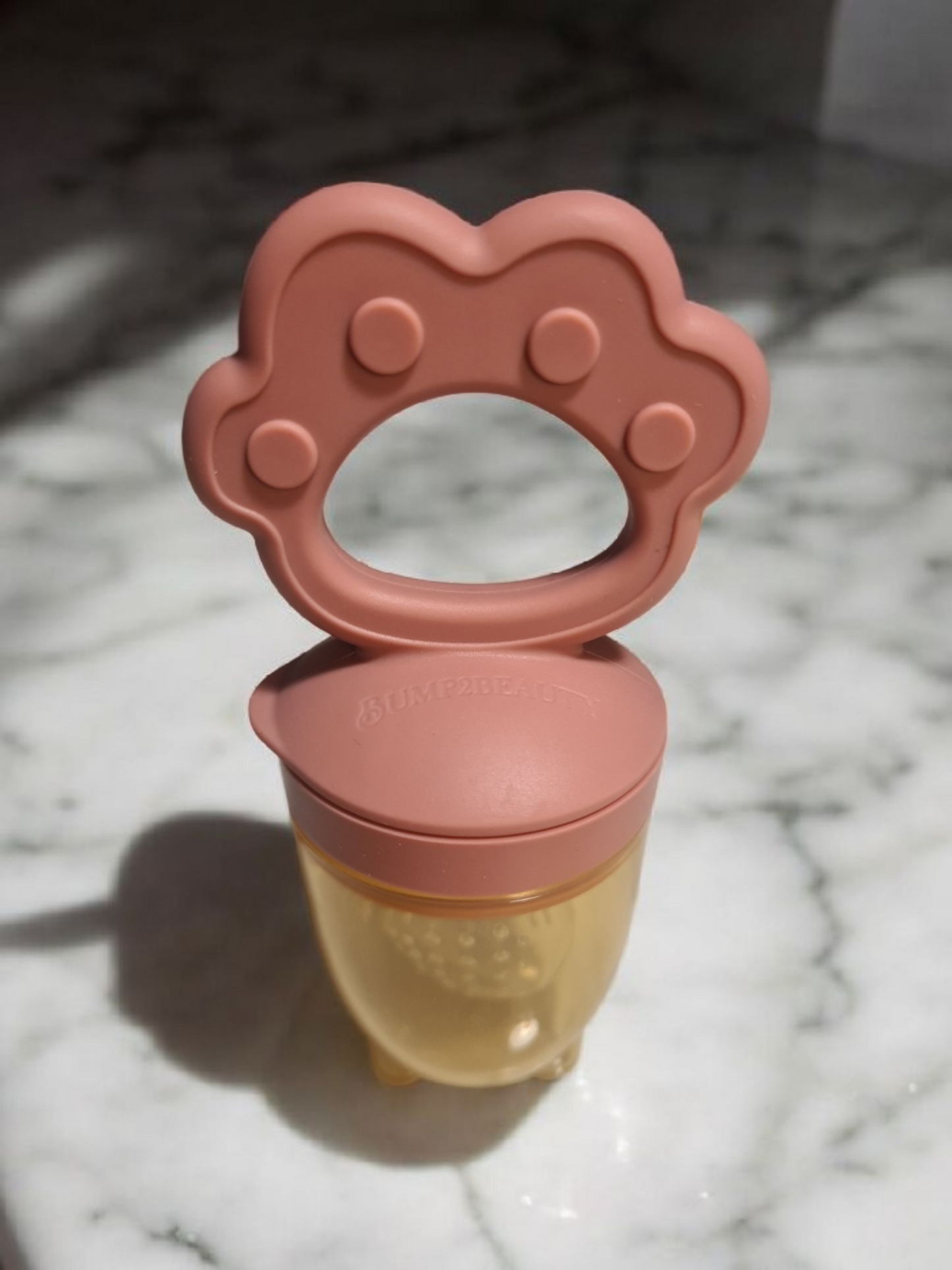 Bump2Beauty Rose Pink Silicone Baby Feeding Pacifier